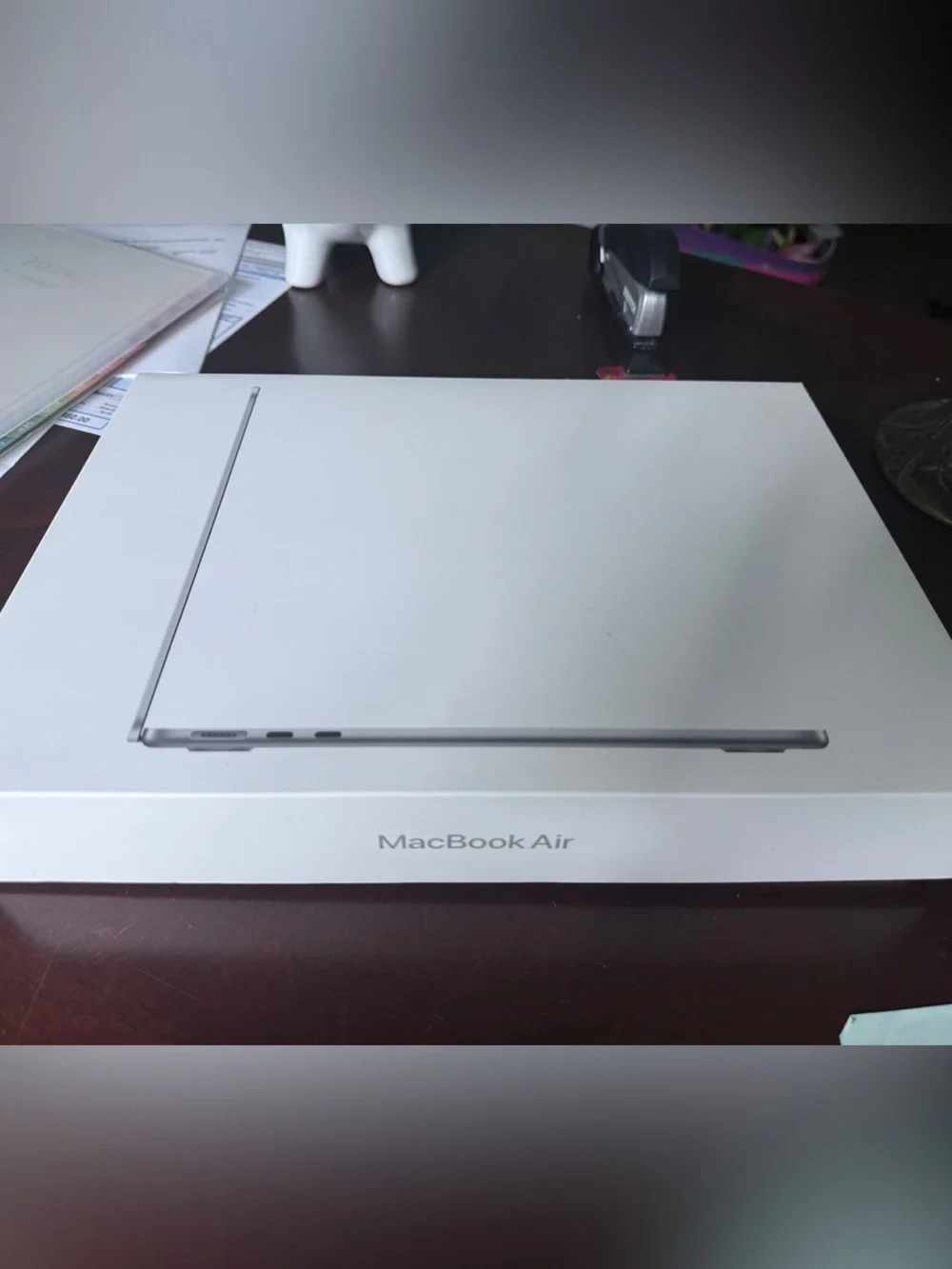 Apple MacBook Air White and Silver Retail Box
